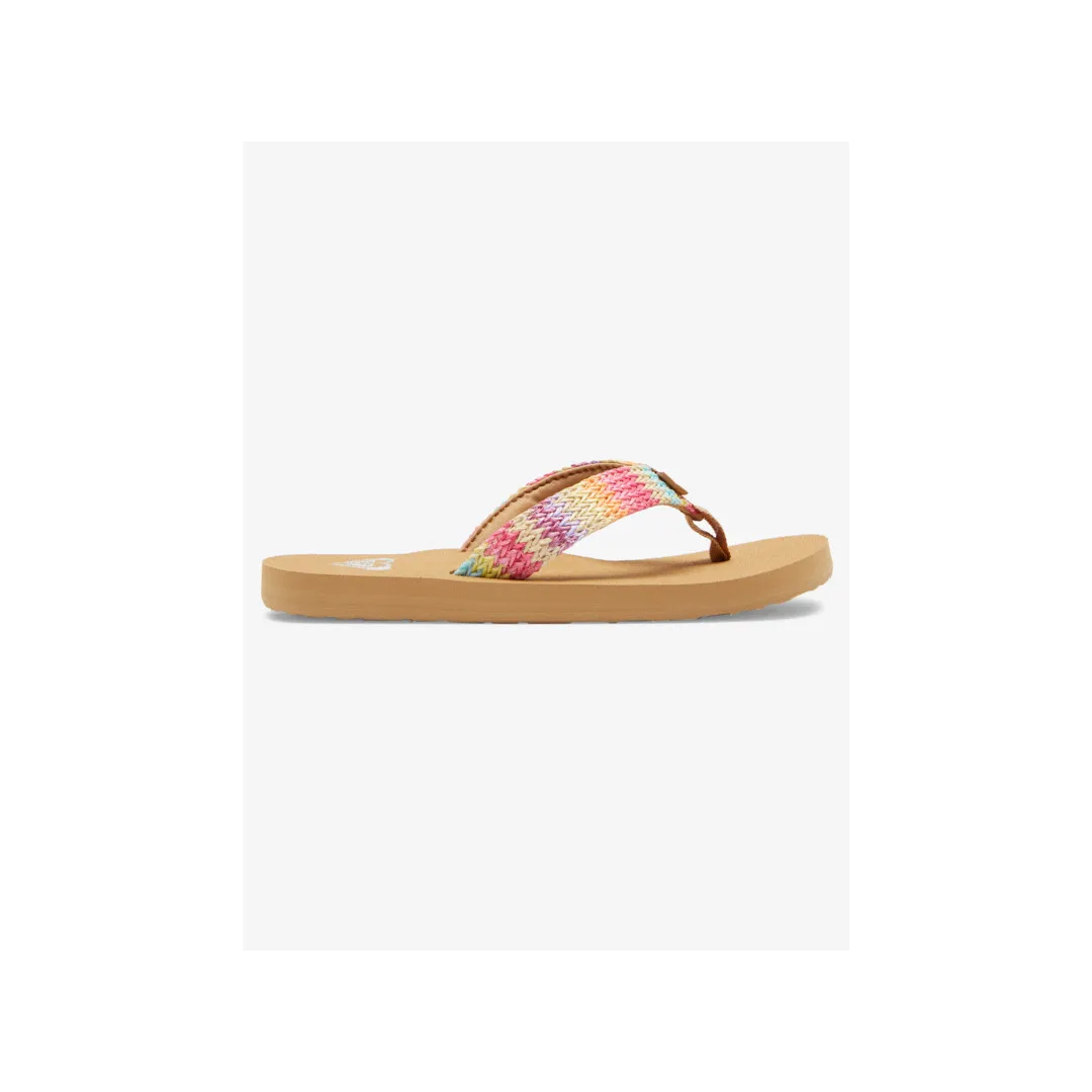Tongs Roxy Porto Raffia pour filles