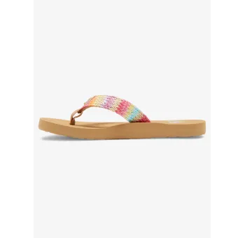 Tongs Roxy Porto Raffia pour filles