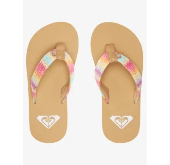Tongs Roxy Porto Raffia pour filles