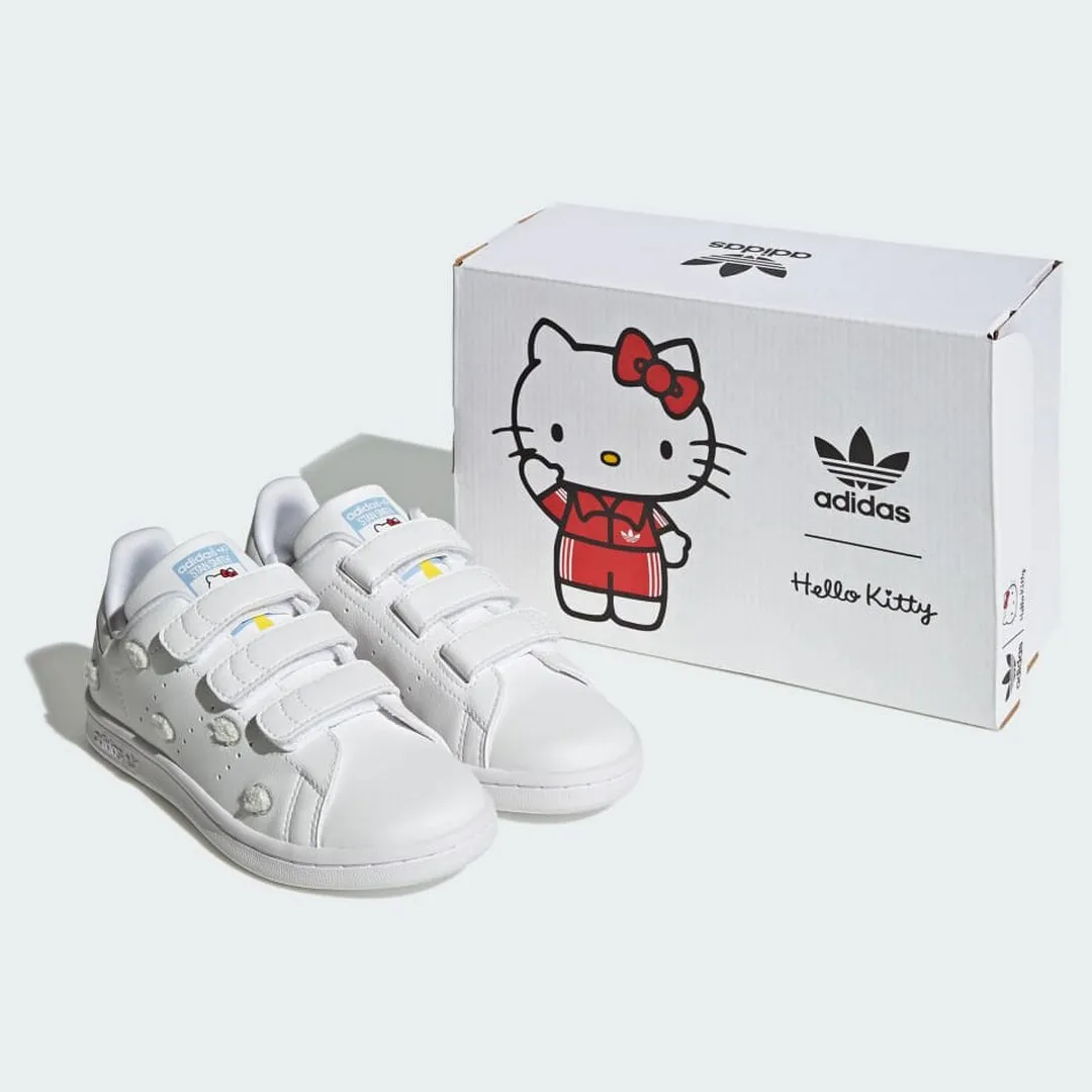 Stan Smith Hello Kitty – Sneakers Fun et Faciles à Enfiler (Enfants)