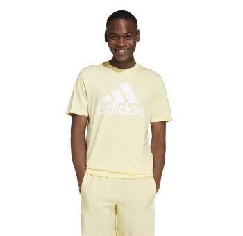 M BL SJ T ALMYELWHITE - T-shirt élégant pour hommes