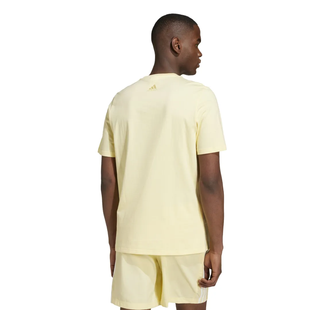 M BL SJ T ALMYELWHITE - T-shirt élégant pour hommes