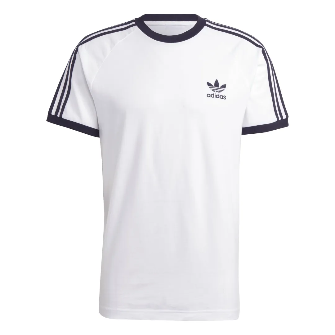 T-shirt 3 bandes Blanc – Classique Adidas