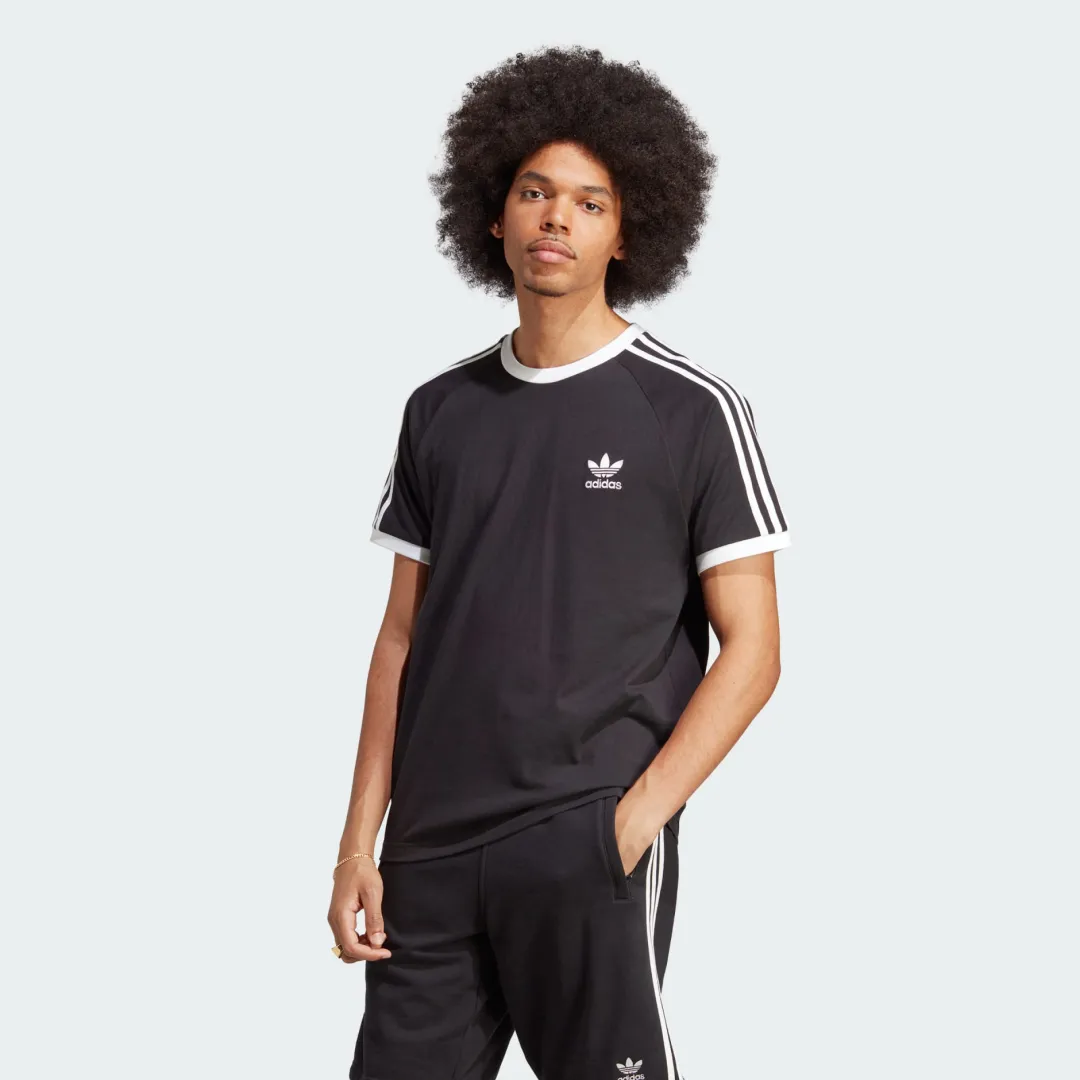 T-shirt 3 bandes Noir – Classique Adidas