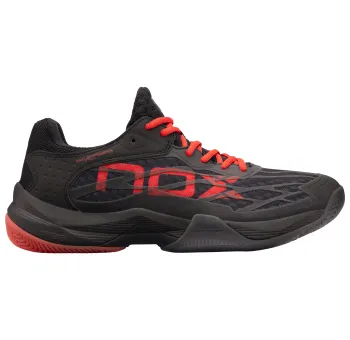 Chaussures de Padel NOX AT10 Lux Noir Rouge - Confort, Stabilité, Performance
