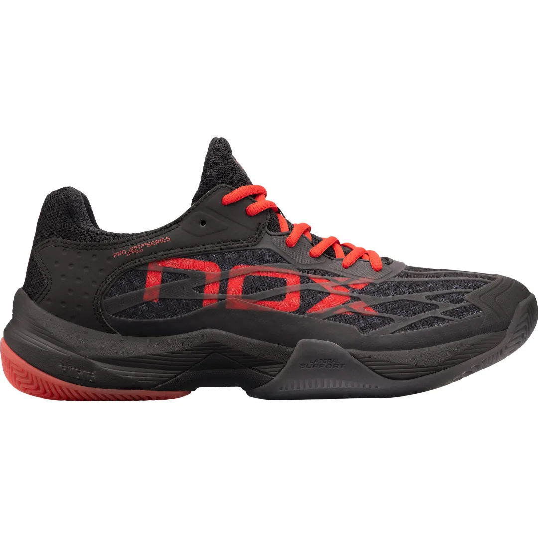 Chaussures de Padel NOX AT10 Lux Noir Rouge - Confort, Stabilité, Performance