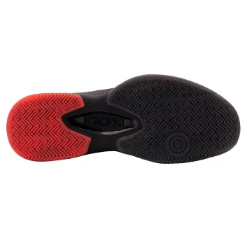 Chaussures de Padel NOX AT10 Lux Noir Rouge - Confort, Stabilité, Performance