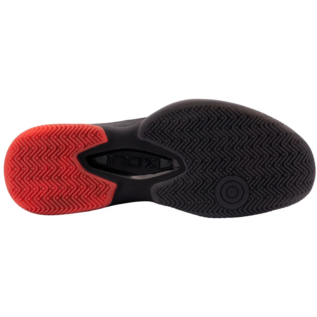 Chaussures de Padel NOX AT10 Lux Noir Rouge - Confort, Stabilité, Performance