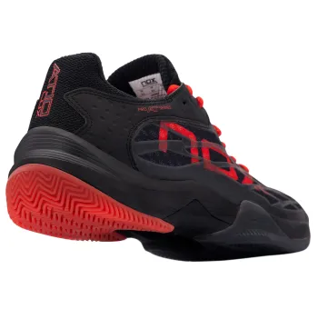 Chaussures de Padel NOX AT10 Lux Noir Rouge - Confort, Stabilité, Performance