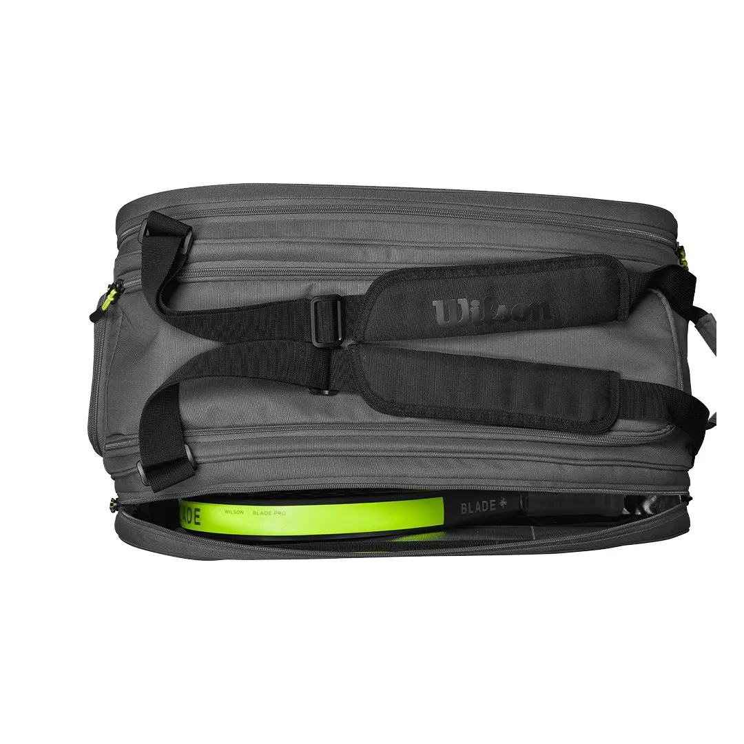 TOUR BLADE PADEL BAG GRAYGREEN 1123 - Sport Equipment