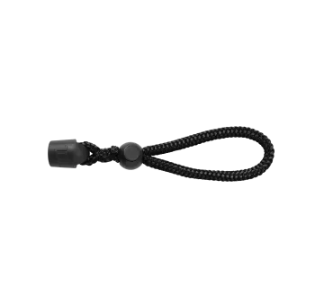 Wilson Solid Braid Zipcord - Dragonne de Raquette de Padel Noire