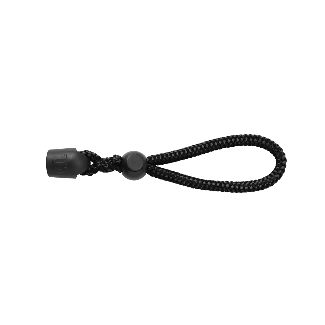 Wilson Solid Braid Zipcord - Dragonne de Raquette de Padel Noire
