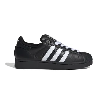 Adidas Superstar II – Full Black & White Stripe