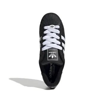 Adidas Superstar II – Full Black & White Stripe