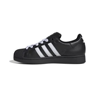 Adidas Superstar II – Full Black & White Stripe
