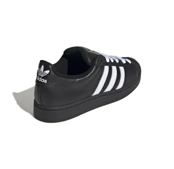 Adidas Superstar II – Full Black & White Stripe