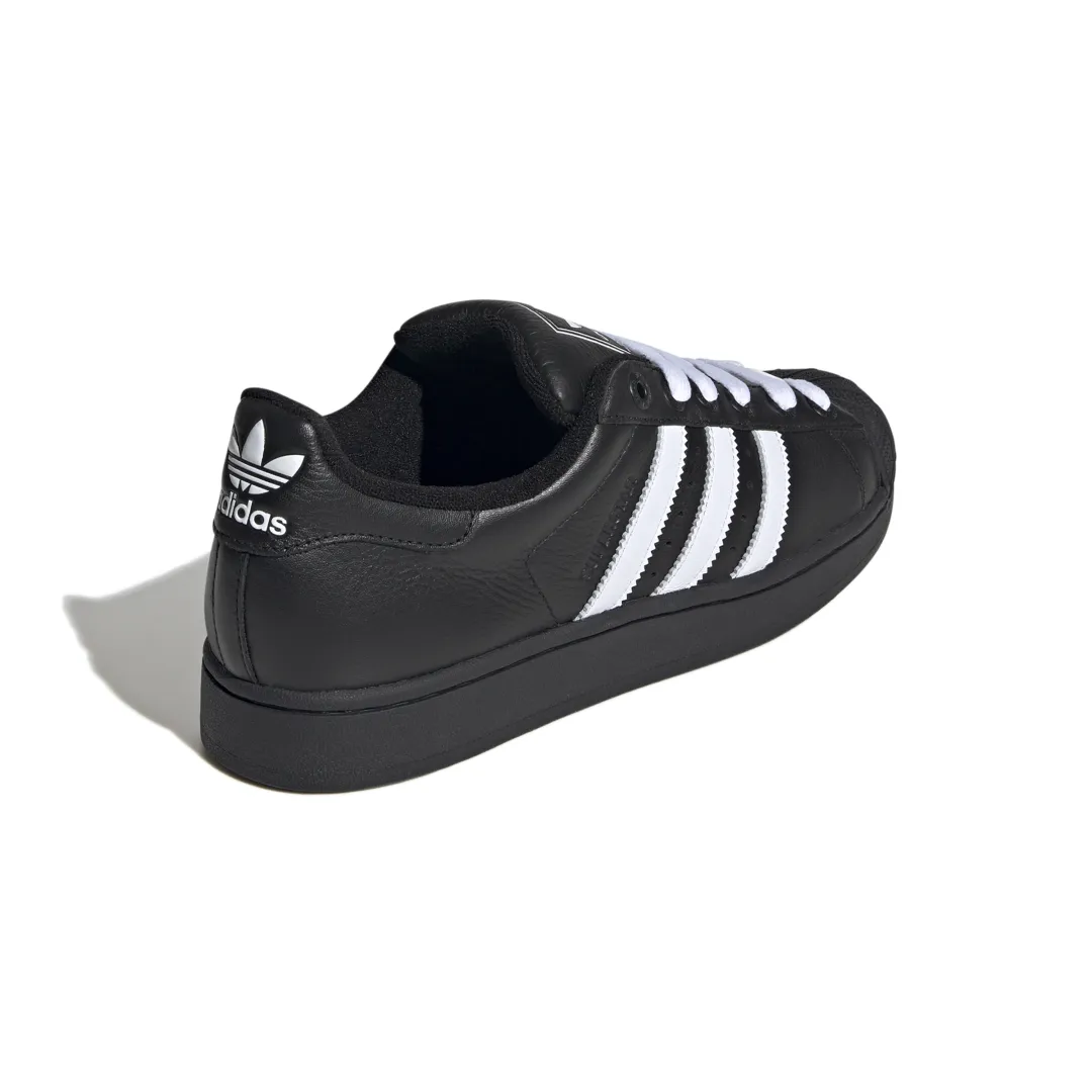 Adidas Superstar II – Full Black & White Stripe