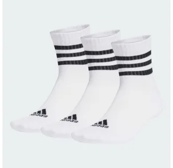 Chaussettes Mi-Mollet Adidas 3-Stripes – Lot de 3 Paires