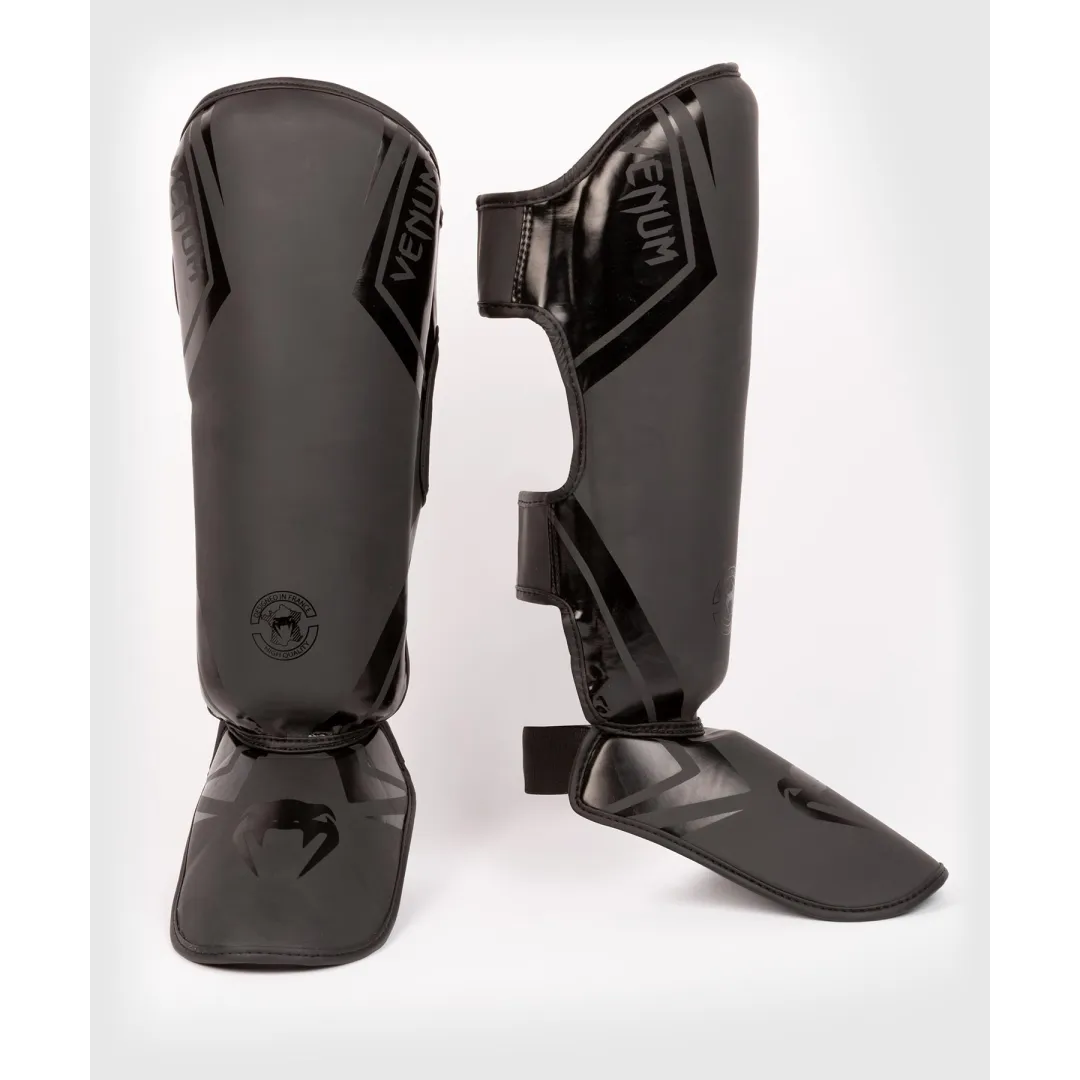 Venum Contender 2.0 Shin Guards-Black/Black - Protection de Sport