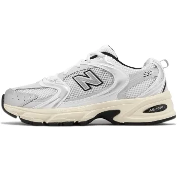 New Balance 530 – Blanc cassé & détails beiges