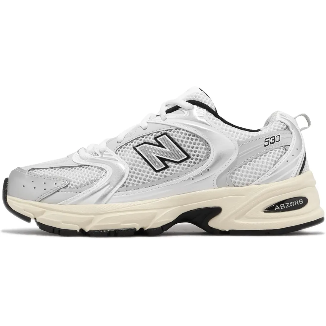 New Balance 530 – Blanc cassé & détails beiges