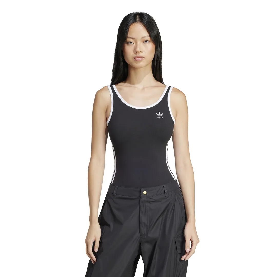 Body Adidas à 3 bandes – Noir
