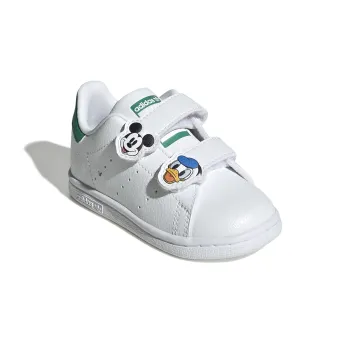 Adidas Stan Smith Bébé – Élégance classique avec fermeture facile