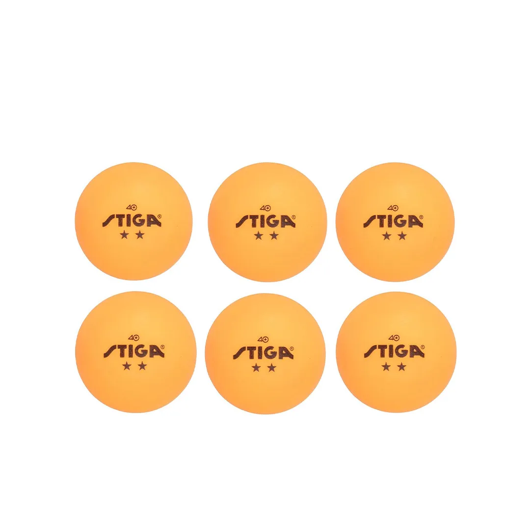 Pack de 6 Balles TT Training Orange