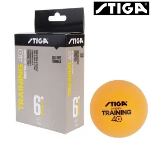 Pack de 6 Balles TT Training Orange