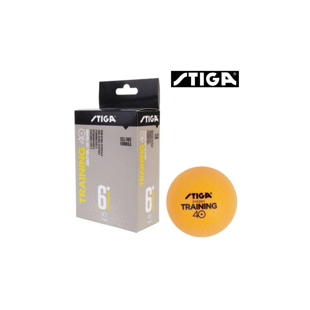 Pack de 6 Balles TT Training Orange