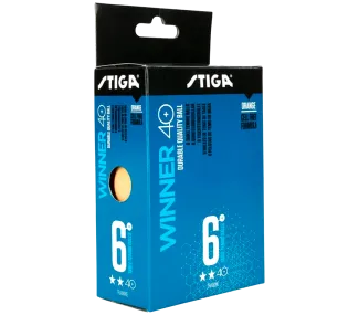 Balles de Tennis de Table Winner 2-Star 6-Pack Orange - Durabilité et Performance Supérieures