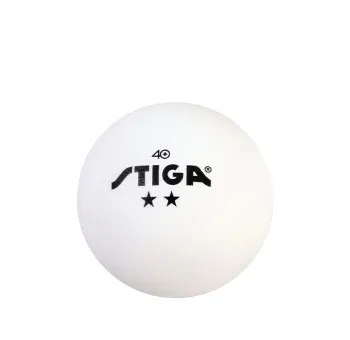 Pack de 6 Balles de Tennis de Table Training STIGA ABS - Blanc