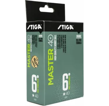 Balles TT Master 1-Star 6-Pack Orange - Balles de tennis de table de qualité supérieure