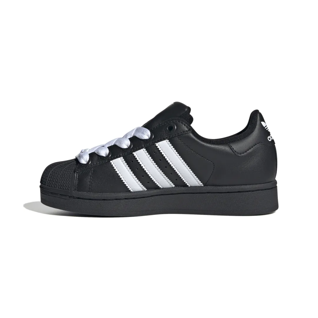 Chaussures SUPERSTAR II J CBLACK/FTWWHT/CBLACK ORG