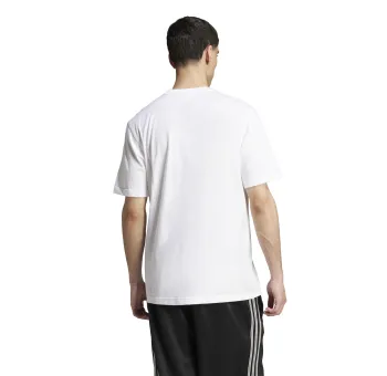 T-shirt TREFOIL ESS en blanc et orange