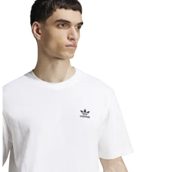 T-shirt TREFOIL ESS en blanc et orange