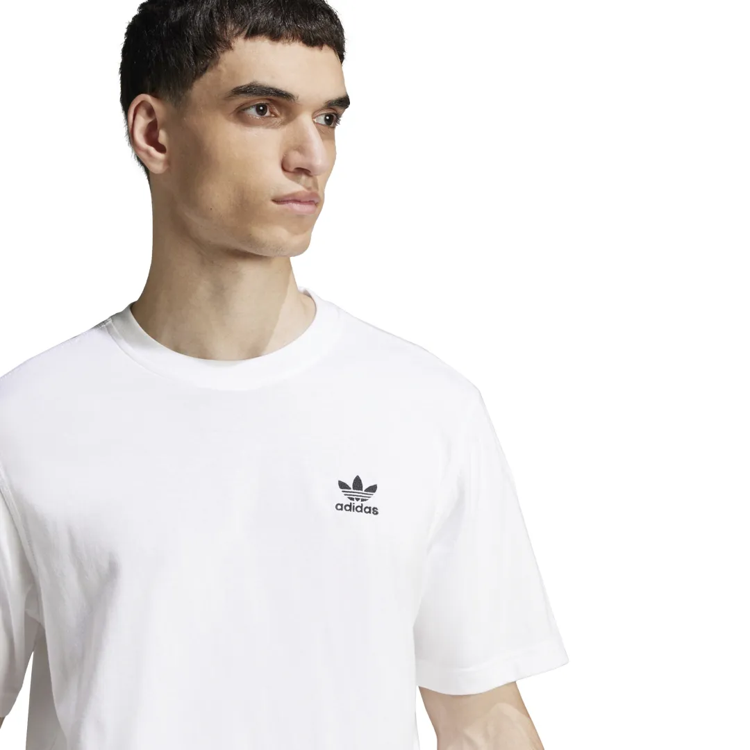 T-shirt TREFOIL ESS en blanc et orange