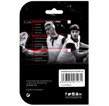 Pack de 3 Overgrips Pro pour Tennis - BLISTER