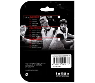 Pack de 3 Overgrips Pro pour Tennis - BLISTER