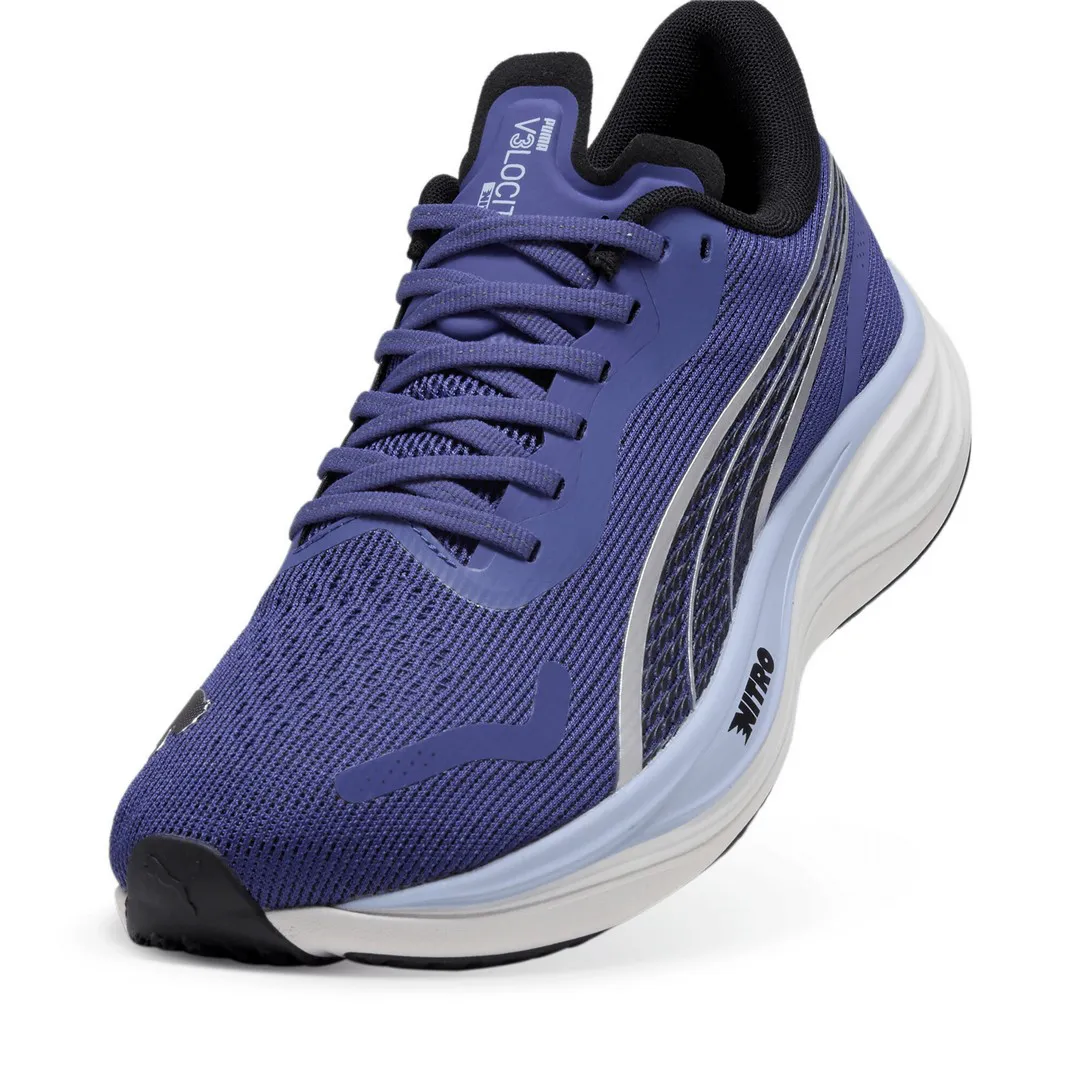 Velocity NITRO 3,Blue Crystal-PUMA Black - Chaussures de course de haute qualité