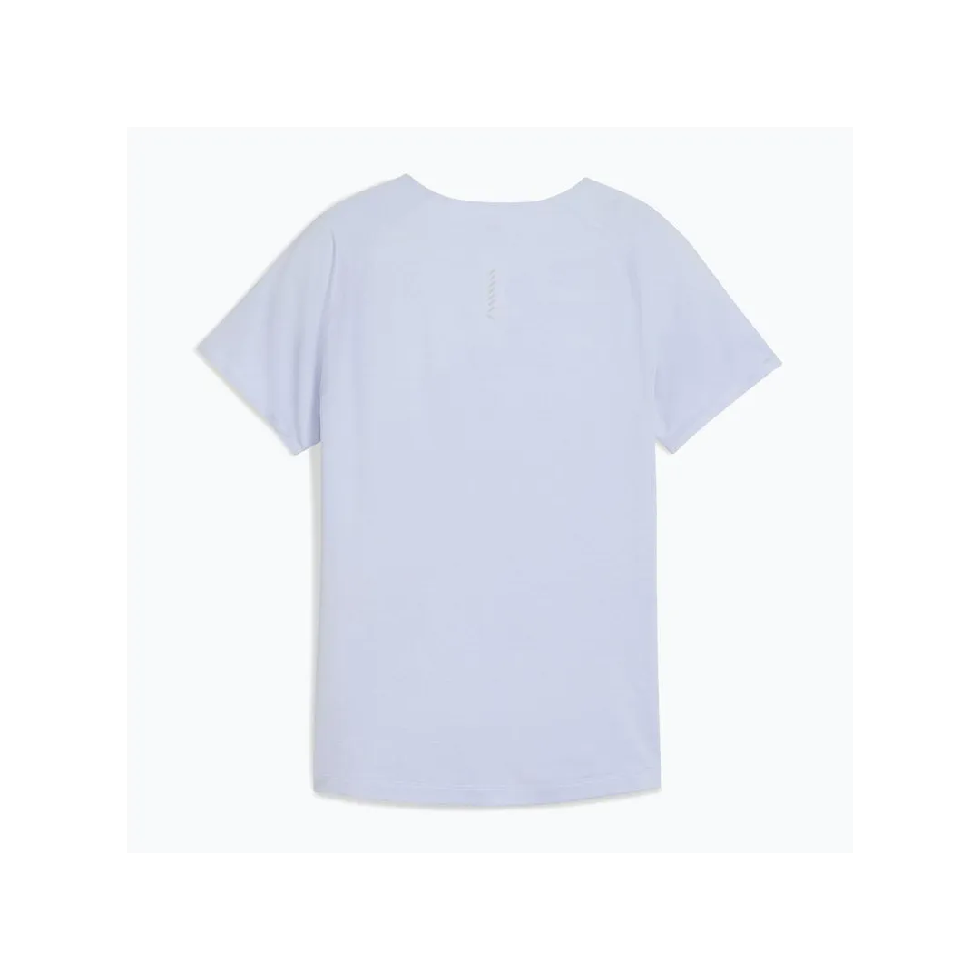 W RUN CLOUDSPUN TEE, Cool Weather-heather - Tee-shirt de Course pour Femmes