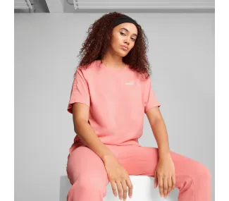 ESS TAPE Relaxed Tee en Pink Fruit