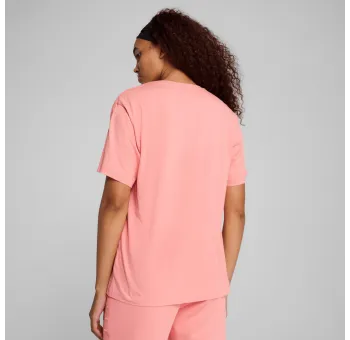 ESS TAPE Relaxed Tee en Pink Fruit