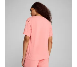 ESS TAPE Relaxed Tee en Pink Fruit