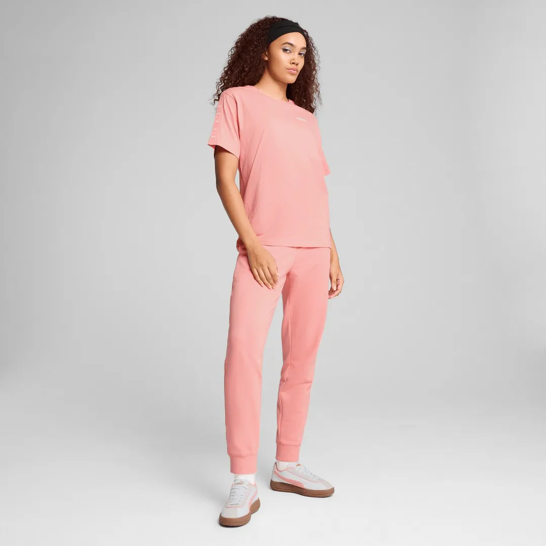 ESS TAPE Relaxed Tee en Pink Fruit