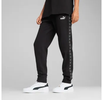 PUMA ESS TAPE Sweatpants en Noir | Confort et style