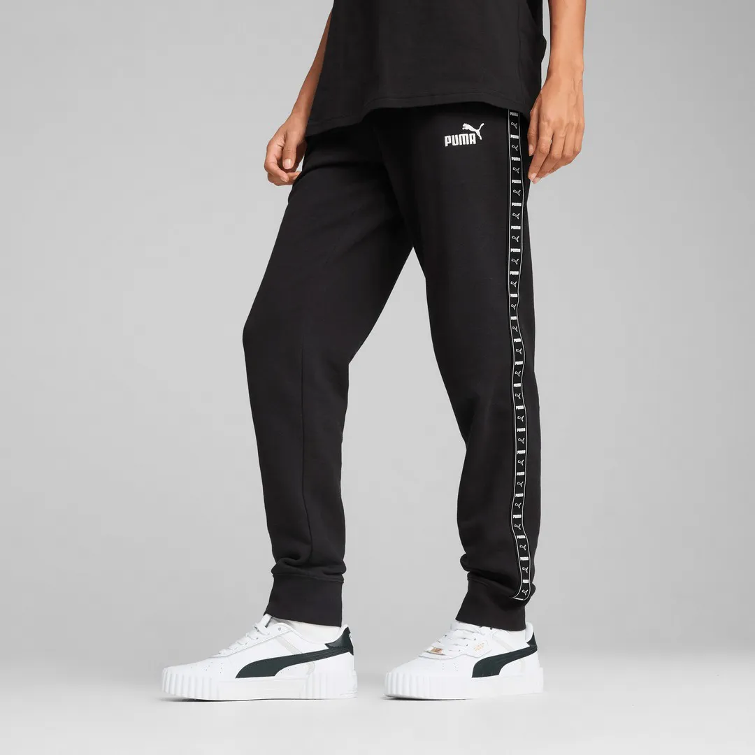 PUMA ESS TAPE Sweatpants en Noir | Confort et style