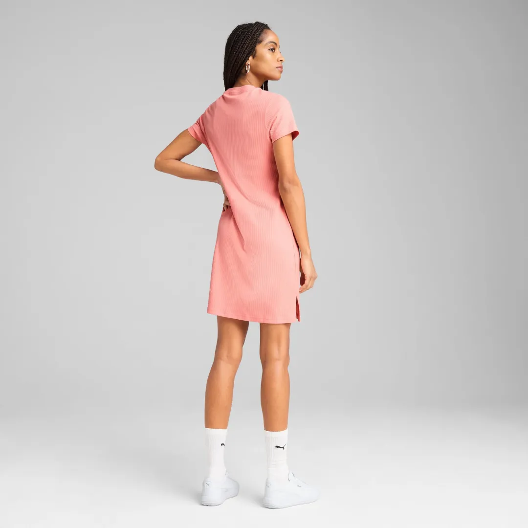 Robe moulante ESS ELEVATED en Pink Fruit