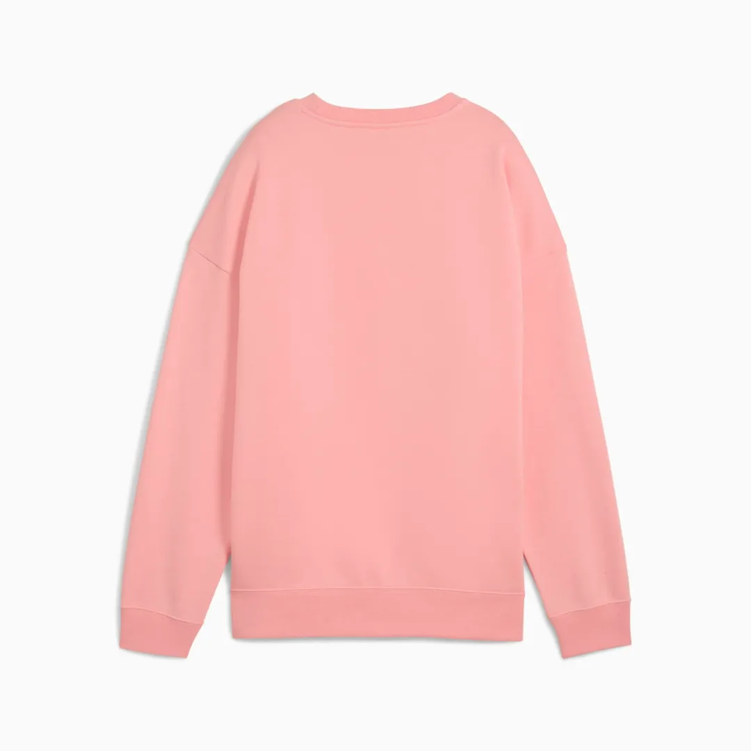 ESS Oversized Crew F en Pink Fruit