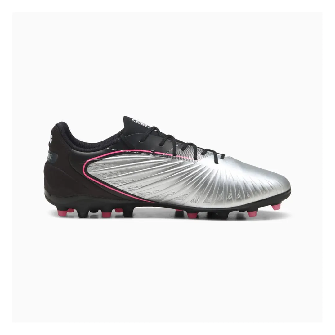 PUMA KING MATCH MG en Silver-PUMA Black | Chaussures de Sport